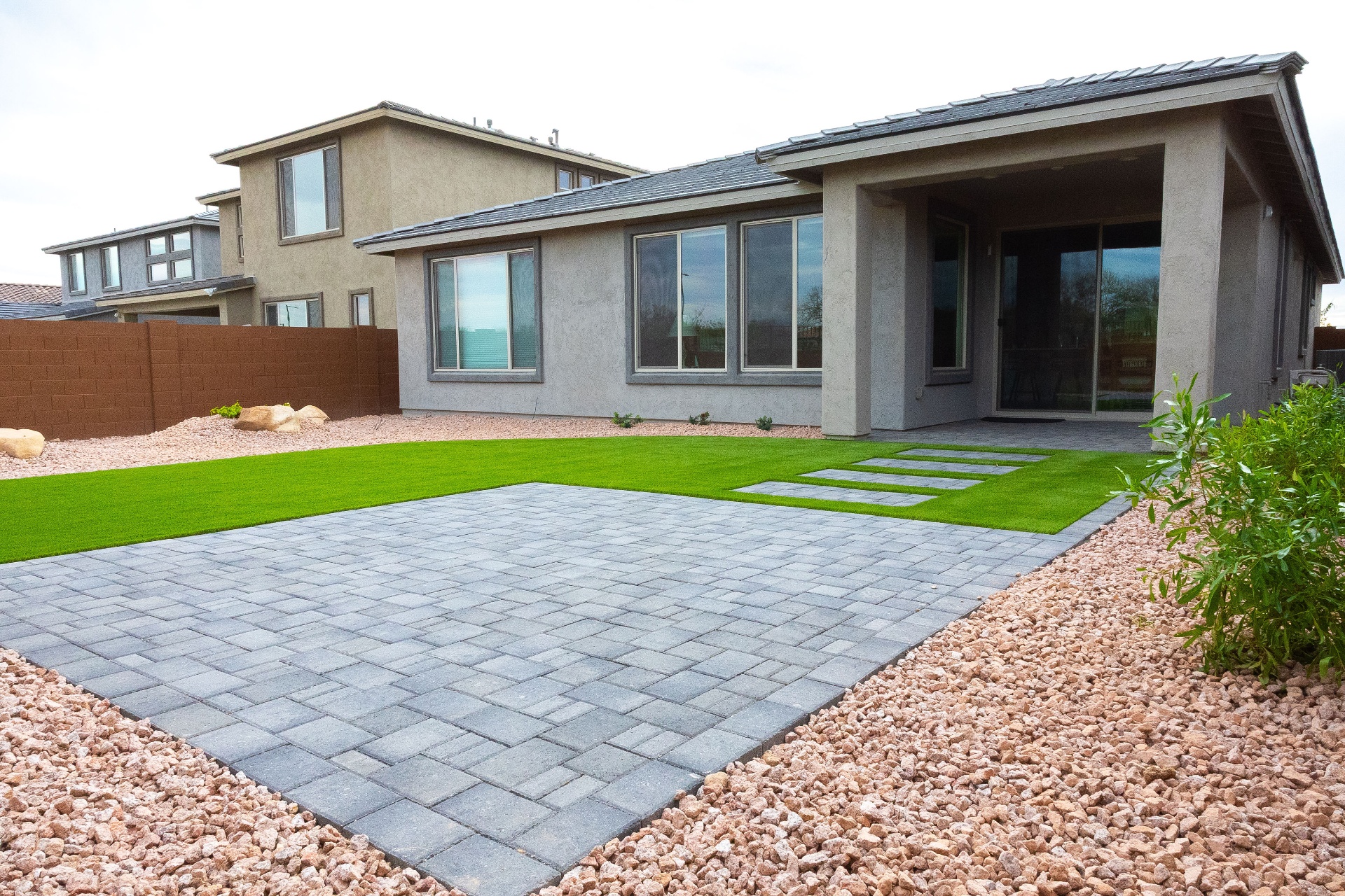 Modern Paver Patio